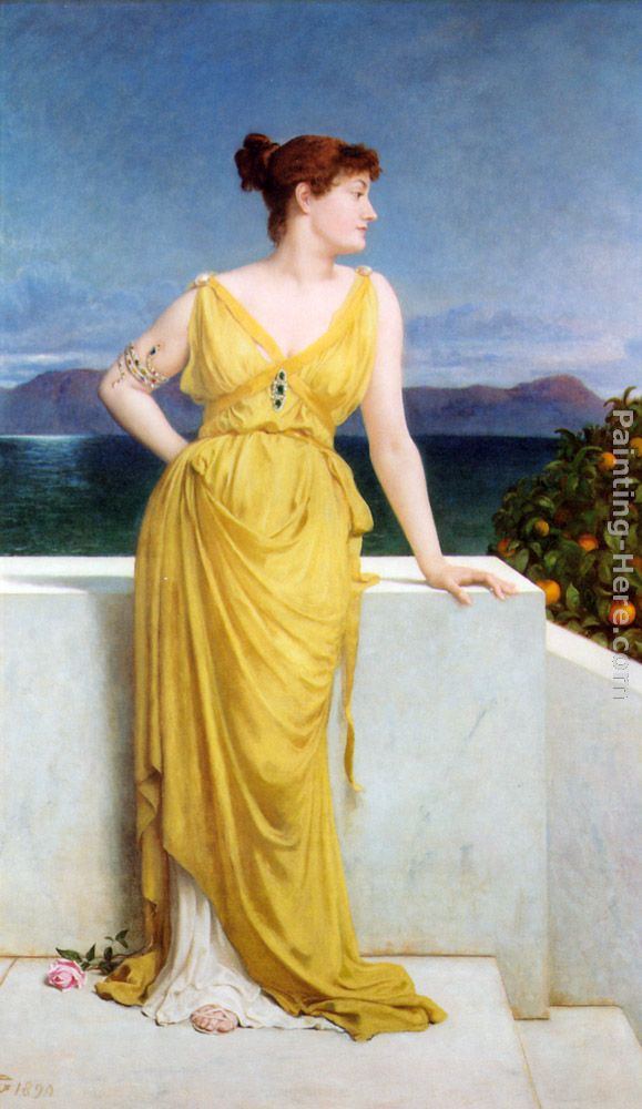 Frederick Goodall Mrs. Charles Kettlewell in Neo-classical Dress